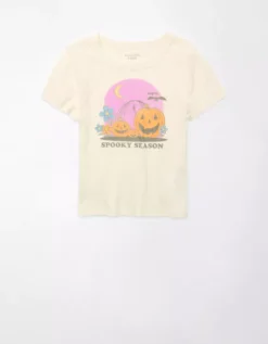 AE Halloween Graphic Baby Tee 7 AE Halloween Graphic Baby Tee -American Eagle Online Shop 0303 9018 106 f