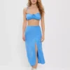 AE High-Waisted Slit Midi Skirt