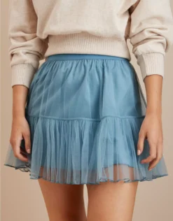 AE High-Waisted Tulle Mini Skirt