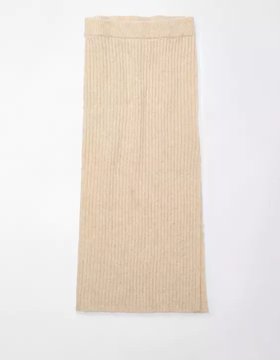 AE Ribbed Midi Sweater Skirt 5 AE Ribbed Midi Sweater Skirt - Image 3