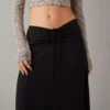 AE Ruched Front Midi Skirt -American Eagle Online Shop 0312 4802 001 of