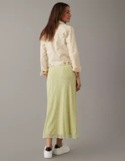 AE Mini Mesh High-Waisted Midi Skirt -American Eagle Online Shop 0313 4700 300 ob