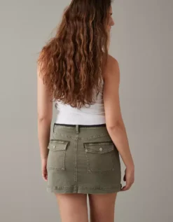 AE High-Waisted Utility Mini Skirt -American Eagle Online Shop 0315 4672 309 ob