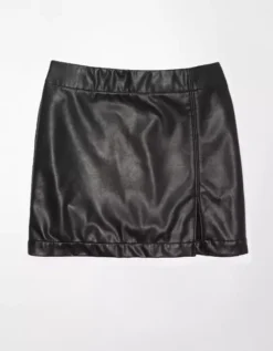 AE Vegan Leather High-Waisted Mini Skirt -American Eagle Online Shop 0315 4749 016 f