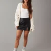 AE Vegan Leather High-Waisted Mini Skirt 1 AE Vegan Leather High-Waisted Mini Skirt -American Eagle Online Shop 0315 4749 016 of