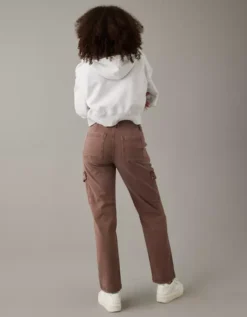 AE Stretch Curvy Cargo Straight Pant 6 AE Stretch Curvy Cargo Straight Pant -American Eagle Online Shop 0323 4967 263 ob