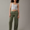 AE Stretch Curvy High-Waisted Baggy Wide-Leg Cargo Pant 2 AE Stretch Curvy High-Waisted Baggy Wide-Leg Cargo Pant -American Eagle Online Shop 0323 5039 309 of