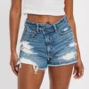 AE Strigid Denim Mom Short -American Eagle Online Shop 0338 7366 471 of