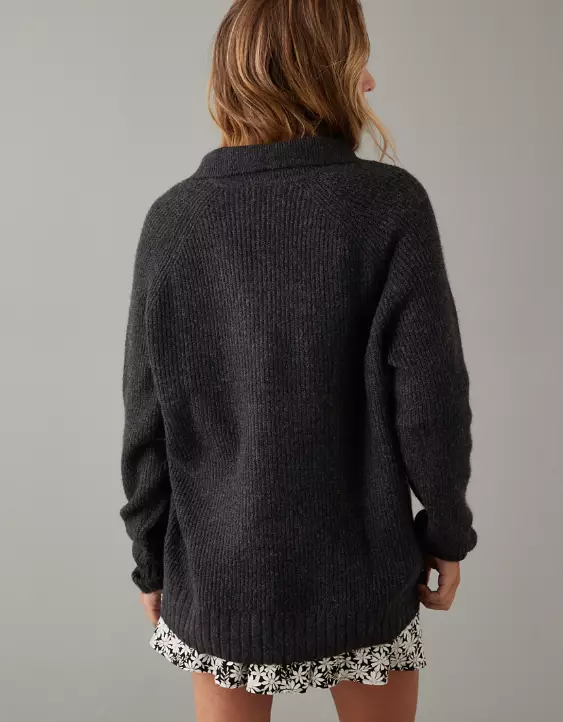 AE Oversized Collared Sweater 4 AE Oversized Collared Sweater - Image 2