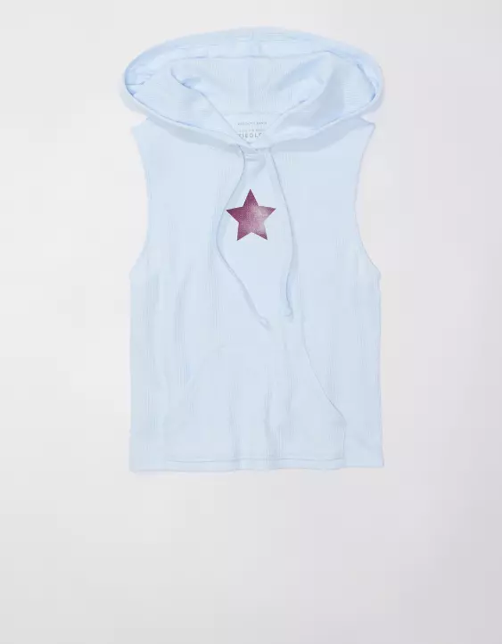 AE X The Ziegler Sisters Sleeveless Hoodie Tee 5 AE X The Ziegler Sisters Sleeveless Hoodie Tee - Image 3