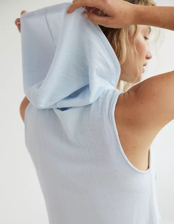 AE X The Ziegler Sisters Sleeveless Hoodie Tee 4 AE X The Ziegler Sisters Sleeveless Hoodie Tee - Image 2