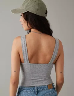 AE Square Neck Plush Bodysuit 6 AE Square Neck Plush Bodysuit -American Eagle Online Shop 0366 5759 006 ob