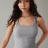 AE Square Neck Plush Bodysuit -American Eagle Online Shop 0366 5759 006 of