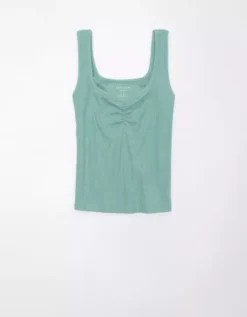 AE Cinch-Front Plush Tank -American Eagle Online Shop 0366 5760 520 f