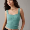 AE Cinch-Front Plush Tank -American Eagle Online Shop 0366 5760 520 of