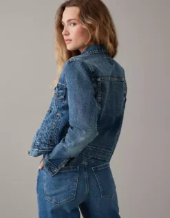 AE Strigid Classic Denim Jacket -American Eagle Online Shop 0381 3411 896 ob