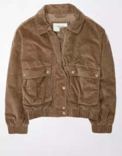 AE Corduroy Bomber Jacket -American Eagle Online Shop 0383 3401 200 f