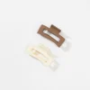 AEO Matte Rectangle Claw Clip 2-Pack -American Eagle Online Shop 0421 6871 900 f