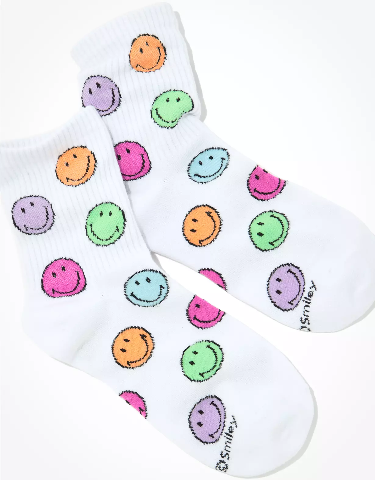 AE Colorful Smiley® '90s Crew Sock 3 AE Colorful Smiley® '90s Crew Sock