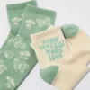 AE Butterfly + Self Love Boyfriend Sock 2-Pack -American Eagle Online Shop 0425 2854 300 l1