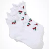 AE Cherry Ruffle Boyfriend Sock 2-Pack -American Eagle Online Shop 0425 2858 100 f