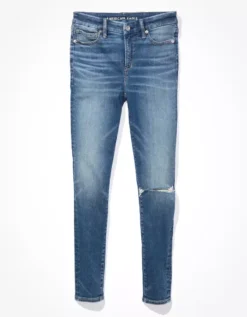 AE Luxe Ripped High V-Rise Jegging 7 AE Luxe Ripped High V-Rise Jegging -American Eagle Online Shop 0433 4656 428 f