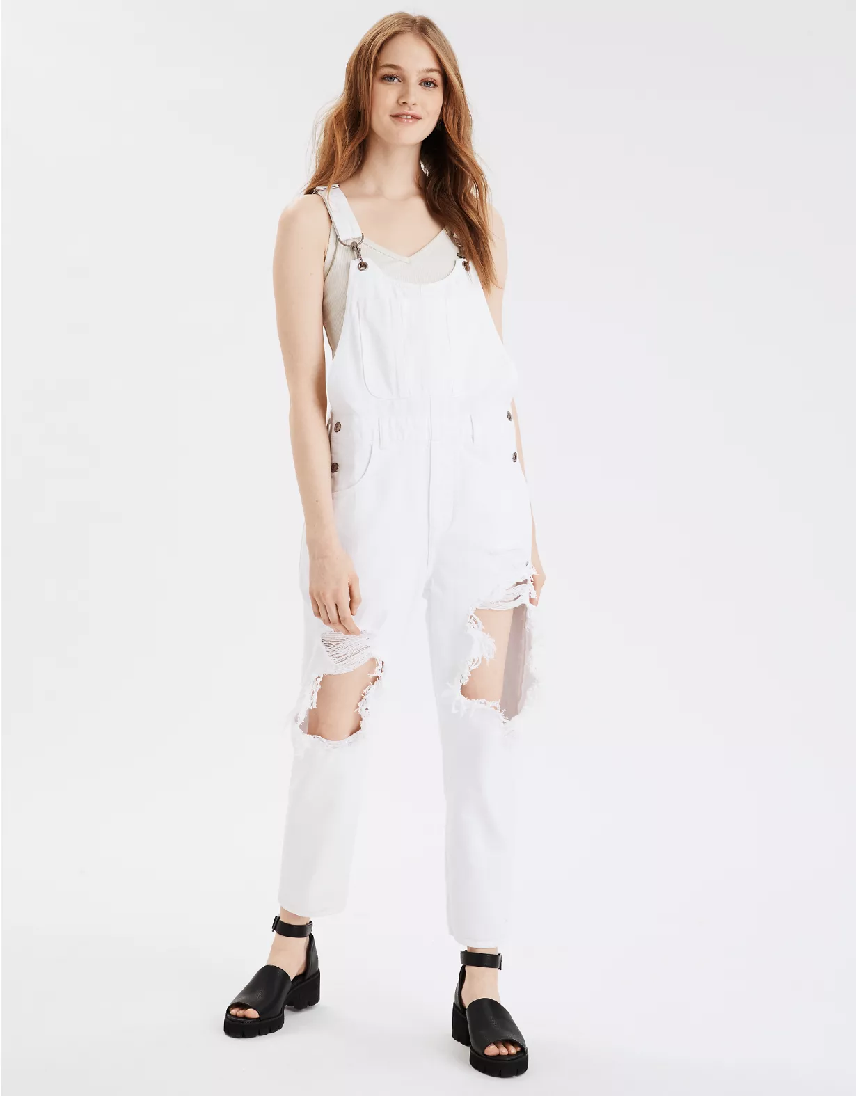 AE Ripped '90s Boyfriend Denim Overall 3 AE Ripped '90s Boyfriend Denim Overall