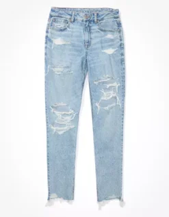 AE Strigid Ripped Mom Jean -American Eagle Online Shop 0436 4762 868 f