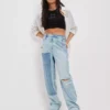 AE Pride Strigid Highest Waist Baggy Straight Jean -American Eagle Online Shop 0437 4405 508 of