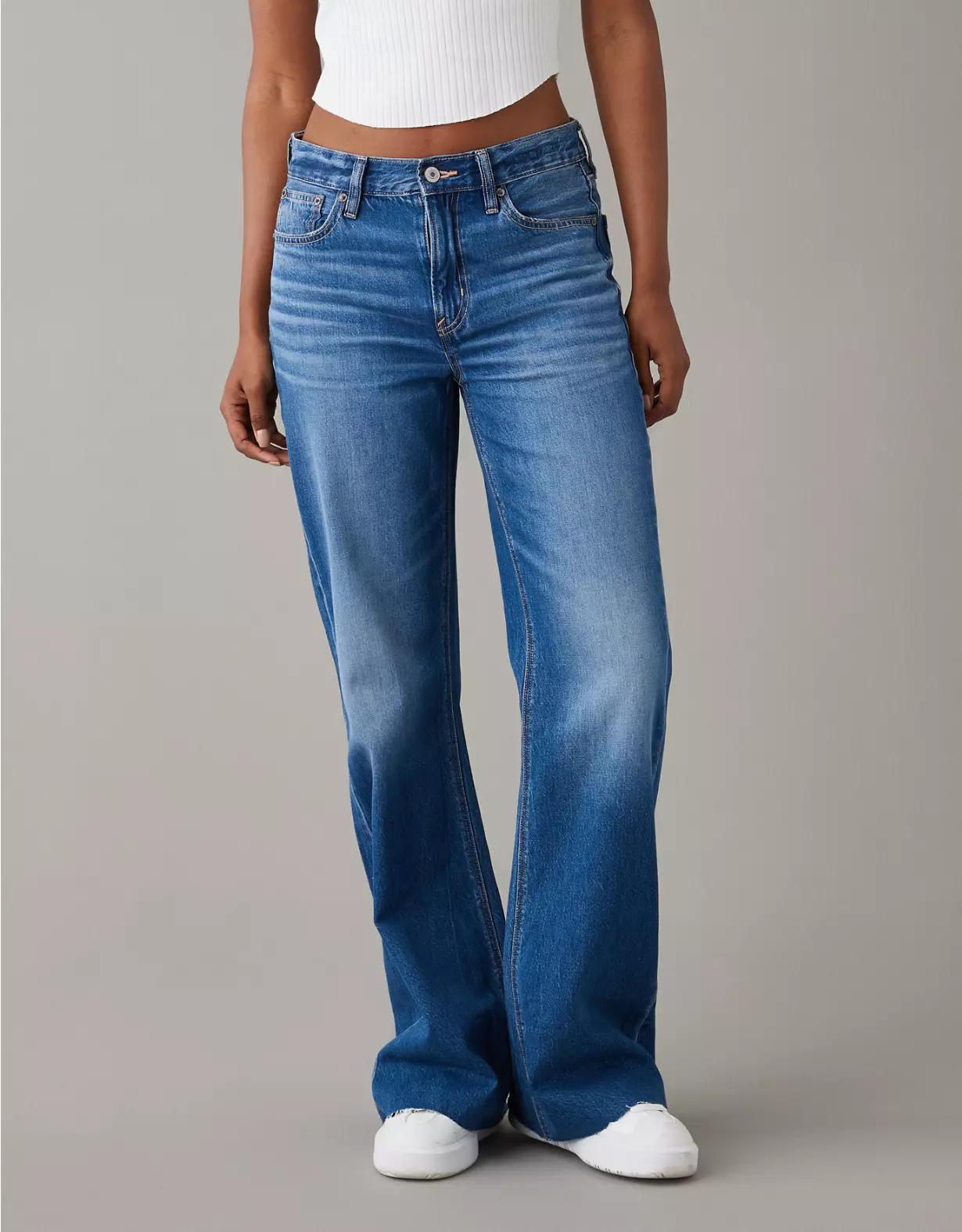AE Dreamy Drape Low-Rise Baggy Flare Jean 3 AE Dreamy Drape Low-Rise Baggy Flare Jean