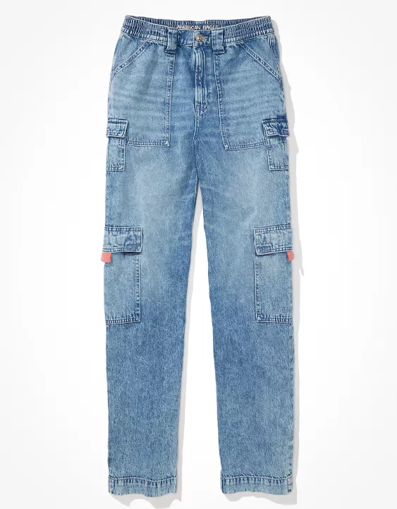 AE Dreamy Drape Highest Waist Baggy Straight Jean 5 AE Dreamy Drape Highest Waist Baggy Straight Jean - Image 3