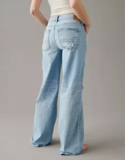 AE Strigid Low-Rise Baggy Wide-Leg Jean -American Eagle Online Shop 0437 4578 488 ob