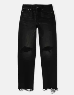 AE Strigid Ripped Super High-Waisted Baggy Straight Jean -American Eagle Online Shop 0437 4848 038 f