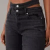 AE Stretch Super High-Waisted Baggy Straight Cut-Out Jean -American Eagle Online Shop 0437 4912 051 of