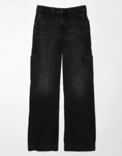 AE Super High-Waisted Baggy Wide-Leg Cargo Jean -American Eagle Online Shop 0437 4915 080 f