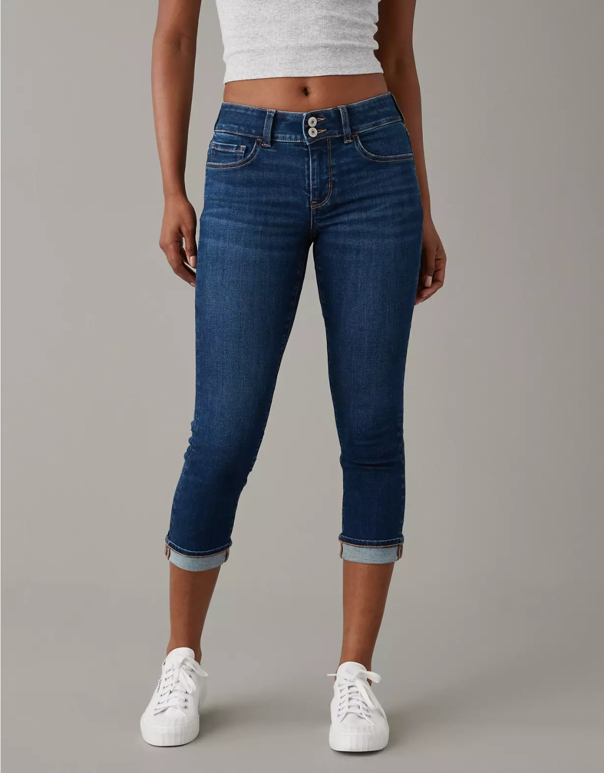 AE Next Level Low-Rise Artist Crop Jean 3 AE Next Level Low-Rise Artist Crop Jean