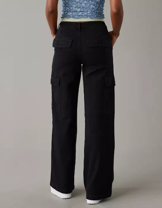 AE Stretch Super High-Waisted Baggy Wide-Leg Cargo Pant 4 AE Stretch Super High-Waisted Baggy Wide-Leg Cargo Pant - Image 2