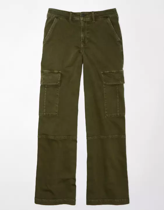 AE Dreamy Drape Stretch Cargo Super High-Waisted Baggy Wide-Leg Pant 5 AE Dreamy Drape Stretch Cargo Super High-Waisted Baggy Wide-Leg Pant - Image 3