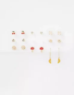 AEO Fruit Hoop + Stud Earring 18-Pack -American Eagle Online Shop 0484 6623 709 b