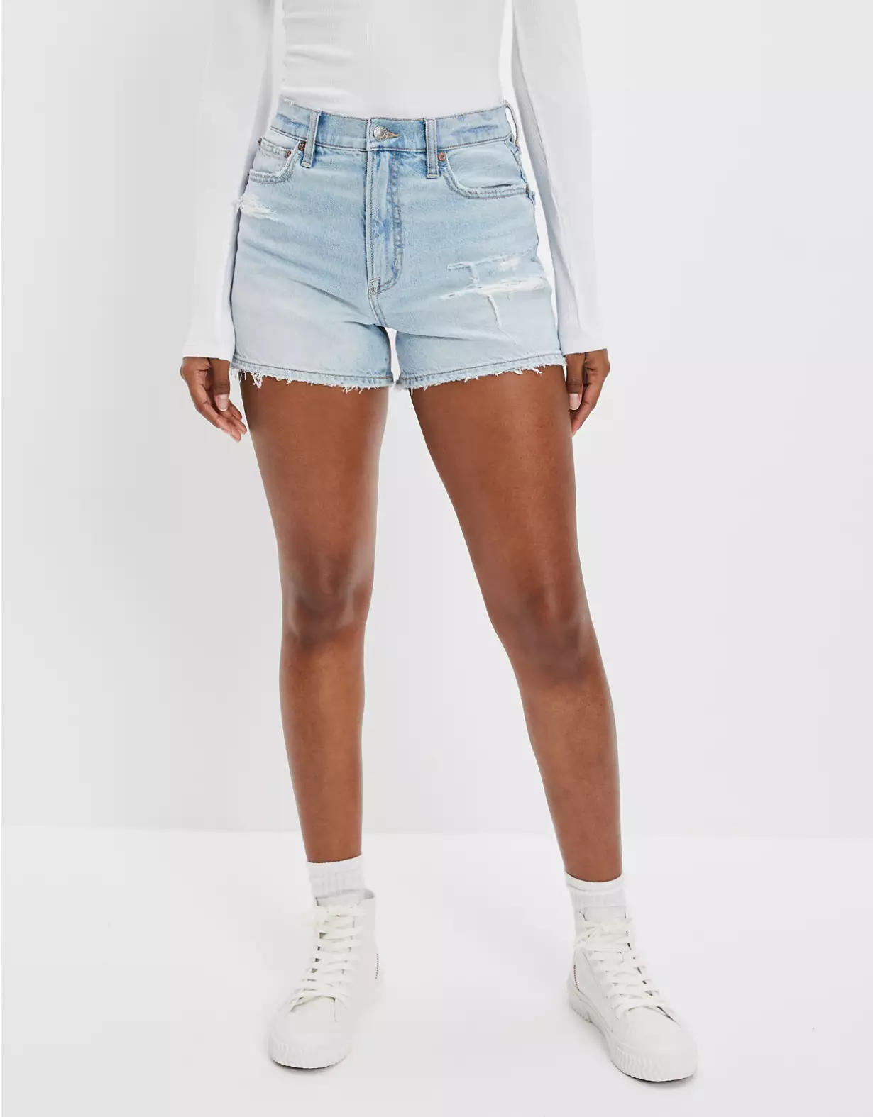 AE Strigid Denim Highest Waist '90s Boyfriend Short 3 AE Strigid Denim Highest Waist '90s Boyfriend Short