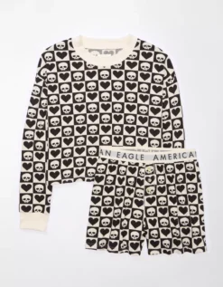 AE Halloween Plush PJ Set -American Eagle Online Shop 0575 2947 001 f
