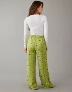 AE Grinch Fleece Wide-Leg PJ Pant -American Eagle Online Shop 0575 2955 300 ob