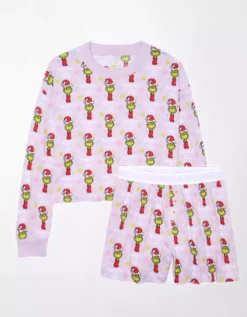 AE Grinch Plush PJ Set -American Eagle Online Shop 0575 2959 133 f