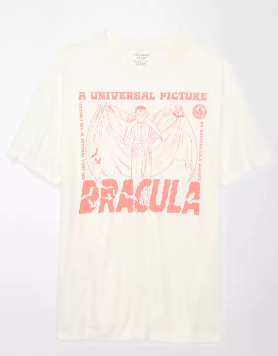 AE Oversized Dracula Graphic Tee 5 AE Oversized Dracula Graphic Tee - Image 3