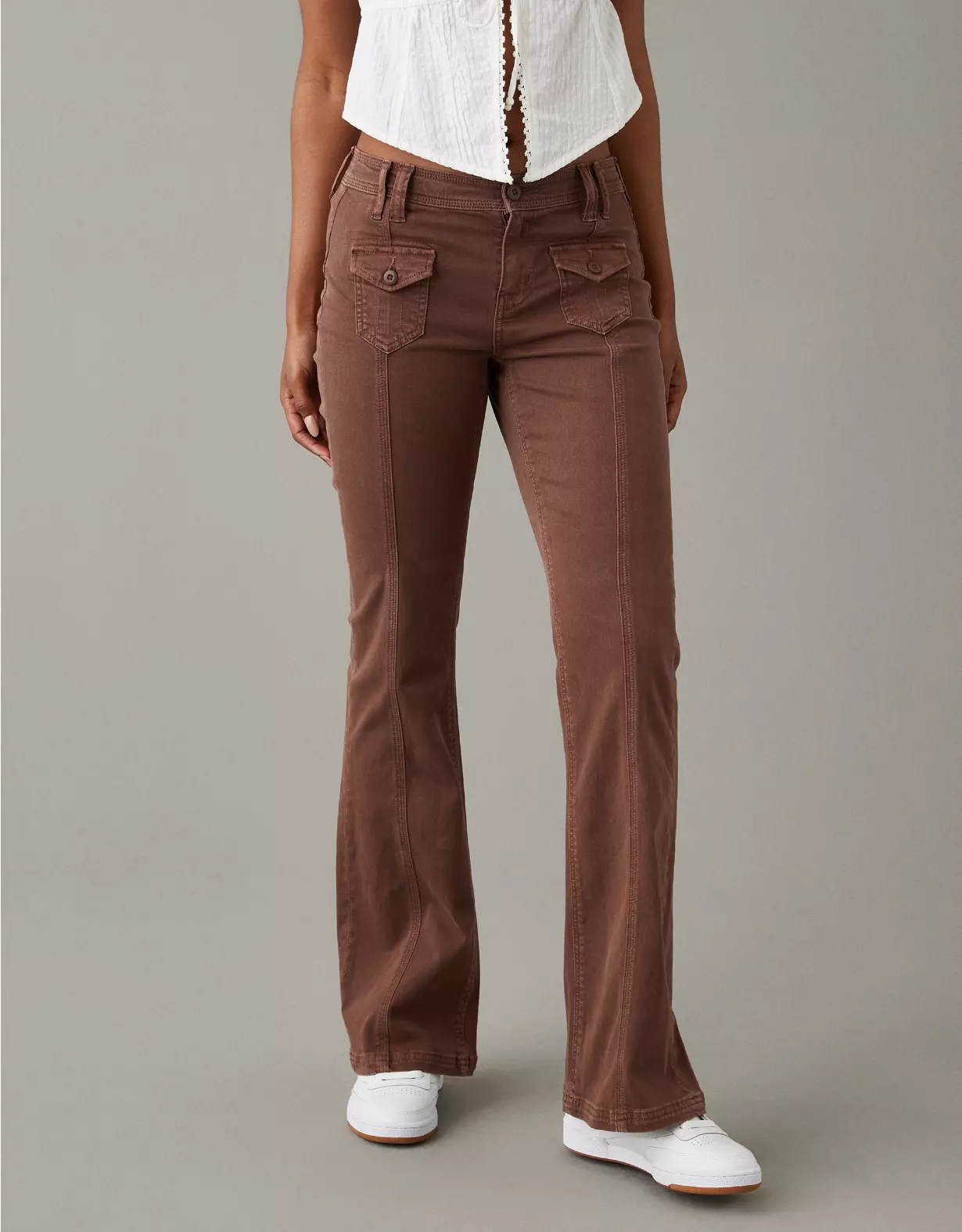 AE Stretch Low-Rise Relaxed Flare Pant 3 AE Stretch Low-Rise Relaxed Flare Pant