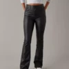 AE Stretch Vegan Leather Super High-Waisted Kick Boot Pant 1 AE Stretch Vegan Leather Super High-Waisted Kick Boot Pant -American Eagle Online Shop 1325 5010 016 of