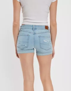 AE Ne(x)t Level Denim Midi Short -American Eagle Online Shop 1332 7345 868 ob