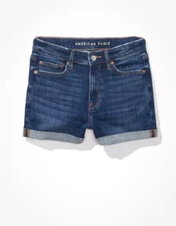 AE Ne(x)t Level High V-Rise Denim Short Short -American Eagle Online Shop 1333 7482 058 f