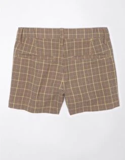 AE High-Waisted Plaid Baggy Trouser Short 5 AE High-Waisted Plaid Baggy Trouser Short -American Eagle Online Shop 1334 7599 200 b