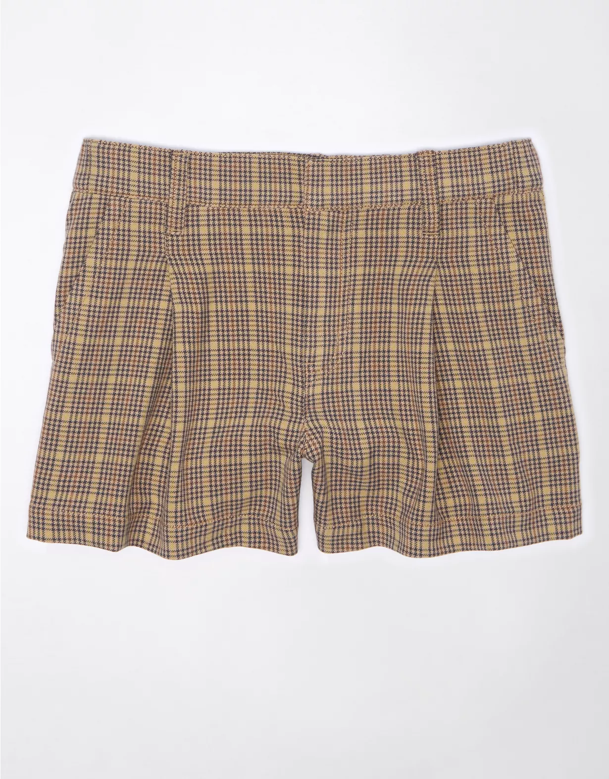 AE High-Waisted Plaid Baggy Trouser Short 3 AE High-Waisted Plaid Baggy Trouser Short